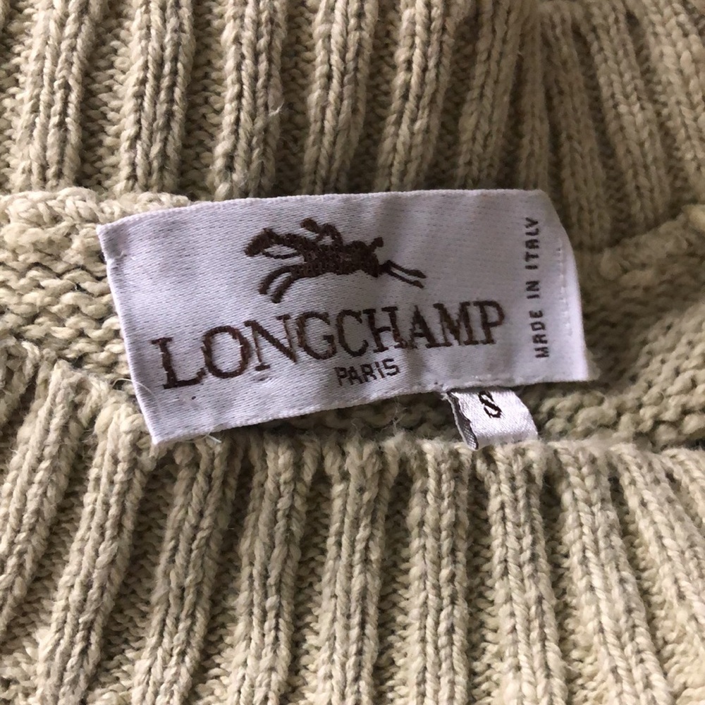 Longchamp Sweater with Embroidered Logo Size S - Picture 6 of 7